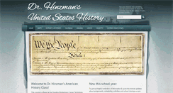 Desktop Screenshot of hinzmanushistory.com